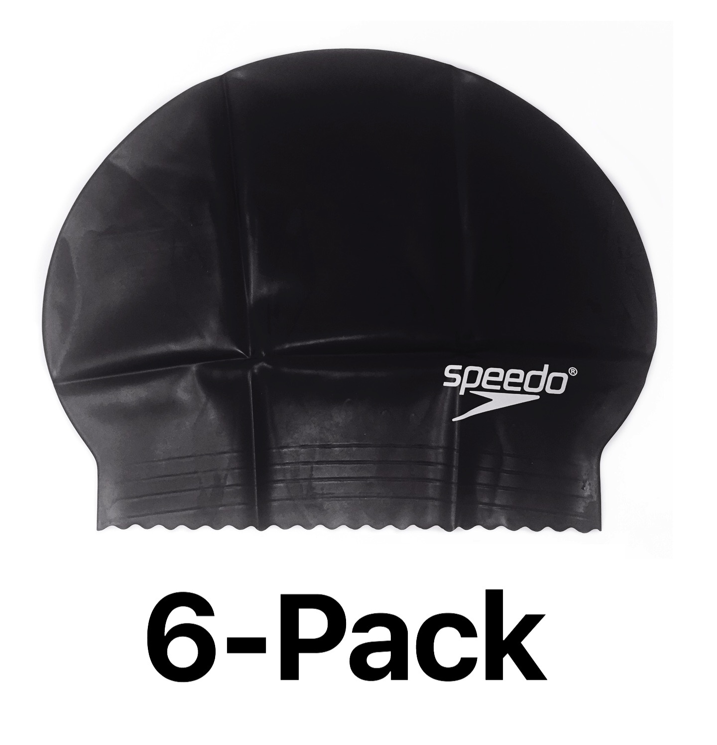 Speedo Solid Latex Adullt Swim Cap, Black (Pack of 6) 8763020983 eBay